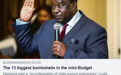 Extracts from article on Mr Mboweni’s mini-budget