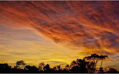 Winter Sunset over the 1820 Settlers National Monument