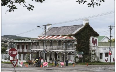 Makana Revive at work outside the Cock House